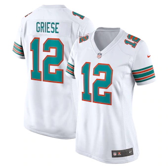 womens nike bob griese white miami dolphins retired player 